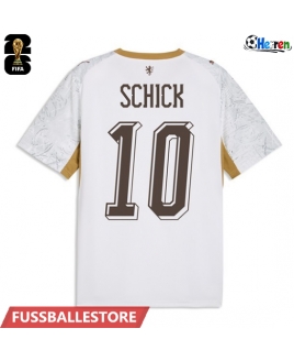 Günstige Tschechische Republik Patrik Schick #10 Auswärtstrikot WM 2026 Kurzarm